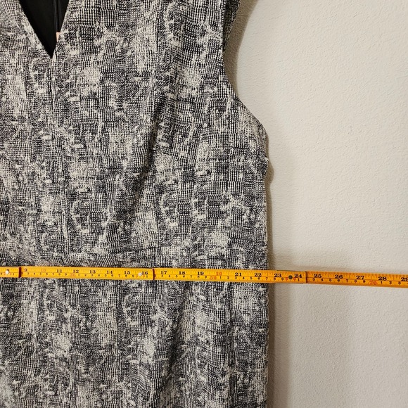 M.M. LAFLEUR NWT Aditi Crackle Sleeveless Black & Cream Dress Sz +3 (US 3X) - Picture 14 of 15